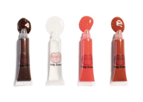 Four lip gloss tubes