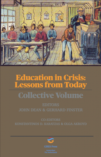 Book cover illustration of students in a classroom