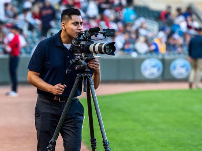 Man with a video camera